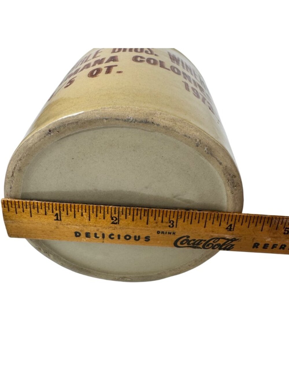 Ehrle Bros. Pottery Jug Handle & Cork 4/5 Qt 1973 Collectible Stoneware USA Vtg - Picture 10 of 13